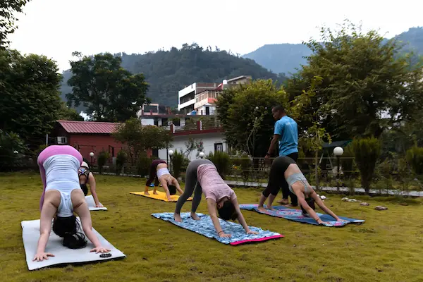 Residential yoga teacher training courses in Rishikesh