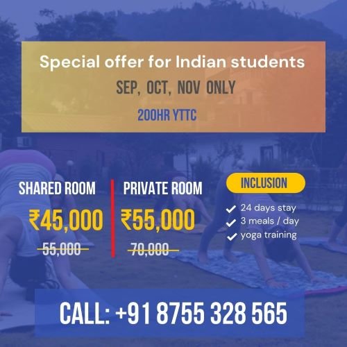 discount on yoga ttc in rishikesh