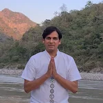 Author photo of Yogi Sandeep, founder of Raj Yoga Rishikesh.