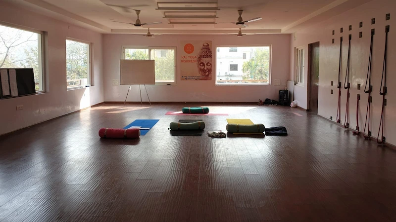 Interior of Yoga Shala